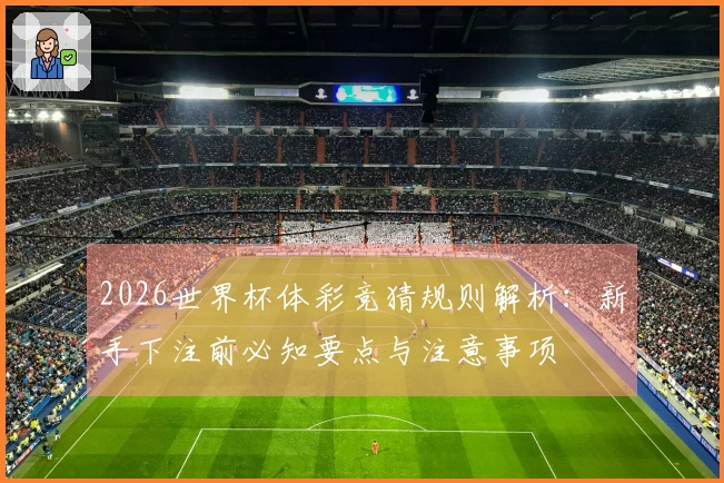 2026世界杯体彩竞猜规则解析：新手下注前必知要点与注意事项