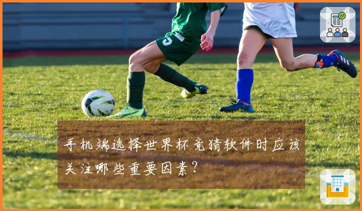 手机端选择世界杯竞猜软件时应该关注哪些重要因素?