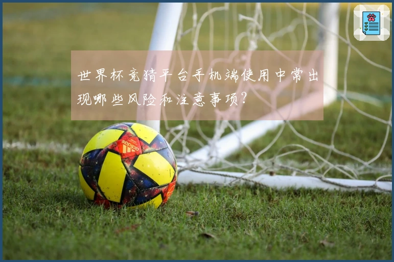 世界杯竞猜平台手机端使用中常出现哪些风险和注意事项？
